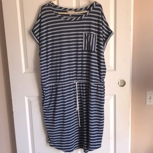 Terra & Sky Dress w/ Drawstring Waist